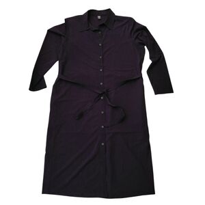 Joe Fresh Black Long Sleeve Dress